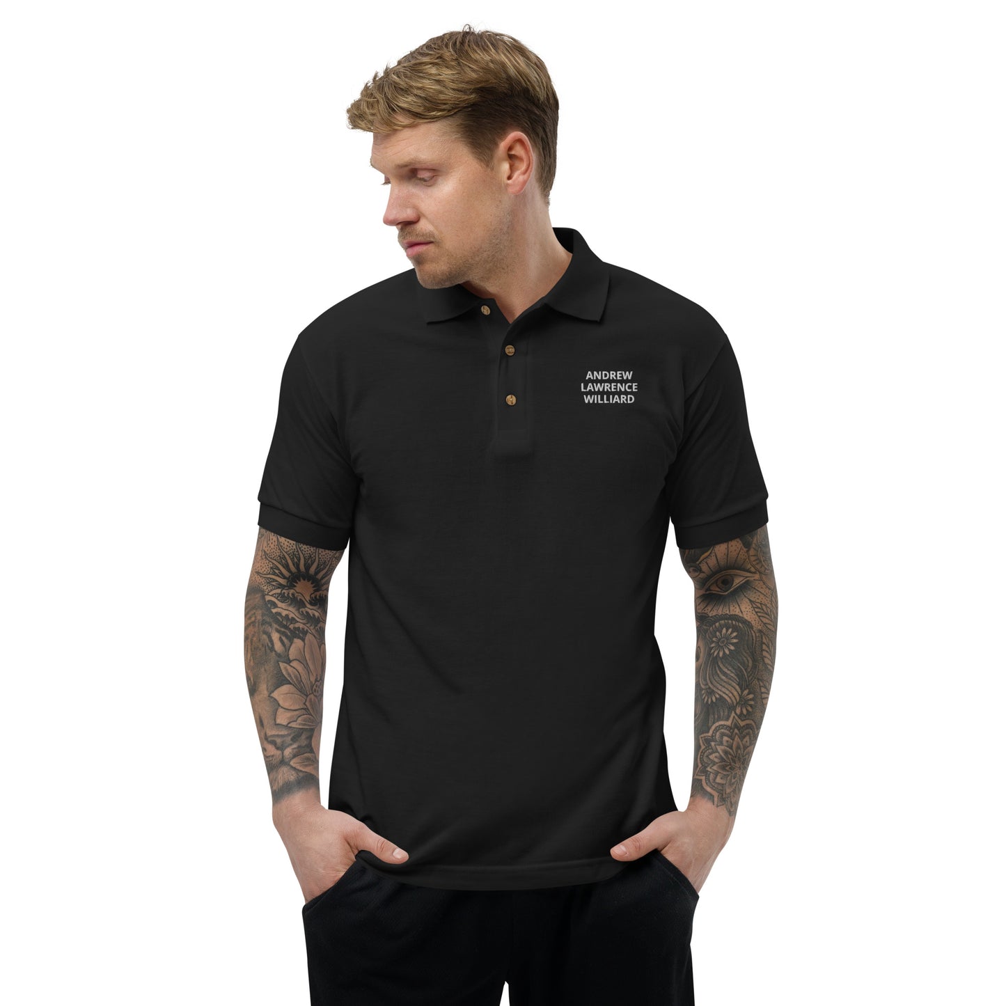 ALW Embroidered Polo Shirt